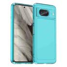 For Google Pixel 8 Candy Series TPU Phone Case(Transparent Blue) - 1