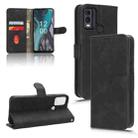 For Nokia C22 Skin Feel Magnetic Flip Leather Phone Case(Black) - 1