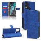 For Nokia C22 Skin Feel Magnetic Flip Leather Phone Case(Blue) - 1