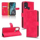 For Nokia C22 Skin Feel Magnetic Flip Leather Phone Case(Rose Red) - 1