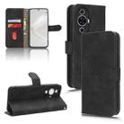 For Huawei nova 11 Skin Feel Magnetic Flip Leather Phone Case(Black) - 1