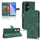 For Huawei Maimang 20 Skin Feel Magnetic Flip Leather Phone Case(Green) - 1