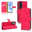 For Honor X50i Skin Feel Magnetic Flip Leather Phone Case(Rose Red) - 1