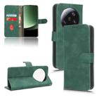 For Xiaomi 13 Ultra Skin Feel Magnetic Flip Leather Phone Case(Green) - 1