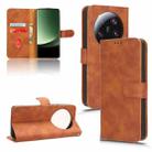 For Xiaomi 13 Ultra Skin Feel Magnetic Flip Leather Phone Case(Brown) - 1