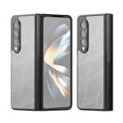 For Samsung Galaxy Z Fold4 5G DUX DUCIS Aimo Series TPU + PC Frosted Feel Phone Case(Black) - 1