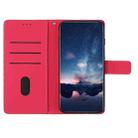 For Xiaomi Redmi Note 12 Pro 5G China Diamond Embossed Skin Feel Leather Phone Case with Lanyard(Red) - 4