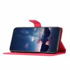 For Xiaomi Redmi Note 12 Pro 5G China Diamond Embossed Skin Feel Leather Phone Case with Lanyard(Red) - 5