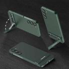 For Samsung Galaxy S23 5G GKK Triumph Ultra Thin Full Coverage Phone Case with Stand(Green) - 1