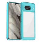 For Google Pixel 8 Colorful Series Acrylic + TPU Phone Case(Transparent Blue) - 1