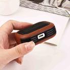 For AirPods 3 Leather Texture Earphone Protective Case(Black White) - 3
