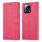 For Xiaomi 13 Lite LC.IMEEKE Calf Texture Horizontal Flip Leather Case(Red) - 1