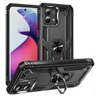 For Motorola Moto G Stylus 5G 2023 Shockproof TPU + PC Phone Case with Holder(Black) - 1