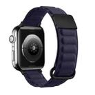 Magnetic Reverse Buckle Watch Band For Apple Watch Series 8&7 41mm / SE 2&6&SE&5&4 40mm / 3&2&1 38mm(Indigo Blue) - 1