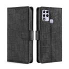 For Infinix Hot 11 Russian Skin Feel Crocodile Magnetic Clasp Leather Phone Case(Black) - 1