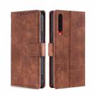 For Rakuten Big Skin Feel Crocodile Magnetic Clasp Leather Phone Case(Brown) - 1