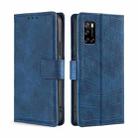 For Rakuten Big S Skin Feel Crocodile Magnetic Clasp Leather Phone Case(Blue) - 1