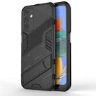 For Samsung Galaxy M14 Punk Armor 2 in 1 PC + TPU Shockproof Phone Case with Invisible Holder(Black) - 1