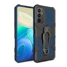 For Samsung Galaxy A24 4G Armor Warrior Shockproof PC + TPU Phone Case(Blue) - 1