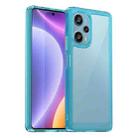 For Xiaomi Redmi Note 12 Turbo 5G Colorful Series Acrylic + TPU Phone Case(Transparent Blue) - 1