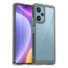 For Xiaomi Redmi Note 12 Turbo 5G Colorful Series Acrylic + TPU Phone Case(Transparent Grey) - 1