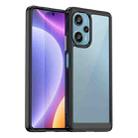 For Xiaomi Redmi Note 12 Turbo 5G Colorful Series Acrylic + TPU Phone Case(Black) - 1