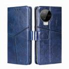 For Infinix Note 12 Pro 4G / Note 12 2023 Geometric Stitching Flip Leather Phone Case(Blue) - 1