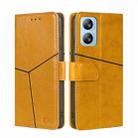 For Blackview A52 Geometric Stitching Flip Leather Phone Case(Yellow) - 1
