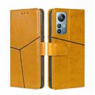 For Blackview A85 Geometric Stitching Flip Leather Phone Case(Yellow) - 1