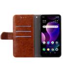 For Huawei P60 / P60 Pro Geometric Stitching Flip Leather Phone Case(Black) - 3