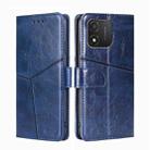 For Honor X5 4G Geometric Stitching Flip Leather Phone Case(Blue) - 1