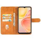 For vivo Y75s Leather Phone Case(Brown) - 3