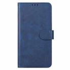 For vivo Y75s Leather Phone Case(Blue) - 2