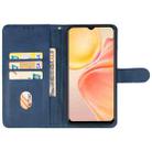 For vivo Y75s Leather Phone Case(Blue) - 3