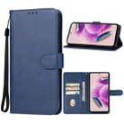 For Xiaomi Redmi Note 12S Leather Phone Case(Blue) - 1