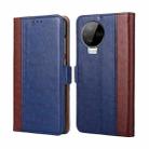 For Infinix Note 12 Pro 4G Ostrich Texture Flip Leather Phone Case(Blue) - 1