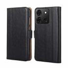 For Infinix Smart 7 Ostrich Texture Flip Leather Phone Case(Black) - 1