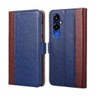 For Tecno Pova 4 Pro Ostrich Texture Flip Leather Phone Case(Blue) - 1