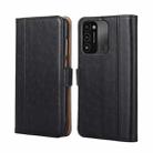 For Tecno Spark 8C Ostrich Texture Flip Leather Phone Case(Black) - 1