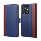 For Tecno Spark 10C Ostrich Texture Flip Leather Phone Case(Blue) - 1