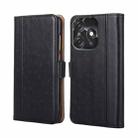 For Tecno Spark 10C Ostrich Texture Flip Leather Phone Case(Black) - 1