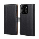 For Tecno Spark  Go 2023 Ostrich Texture Flip Leather Phone Case(Black) - 1