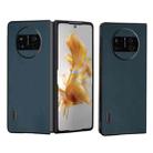 For Huawei Mate X3 Genuine Leather Xiaoya Series Phone Case(Dark Green) - 1