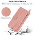 For Redmi Note 12 Pro 5G Global Oil Skin Zipper Wallet Leather Phone Case(Pink) - 5