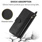 For Redmi Note 12 Pro 5G Global Oil Skin Zipper Wallet Leather Phone Case(Black) - 5