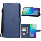 For vivo Y78+ Leather Phone Case(Blue) - 1