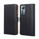 For Blackview A85 Ostrich Texture Flip Leather Phone Case(Black) - 1