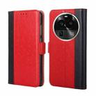 For OPPO Find X6 Pro 5G Ostrich Texture Flip Leather Phone Case(Red) - 1