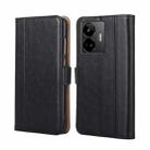 For Realme GT Neo5 Ostrich Texture Flip Leather Phone Case(Black) - 1