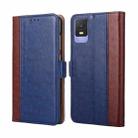 For TCL 403 Ostrich Texture Flip Leather Phone Case(Blue) - 1